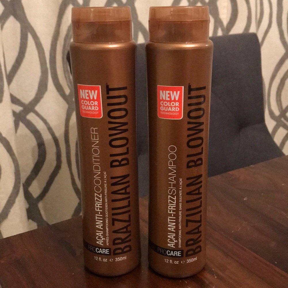 Brazilian Blowout Açaí Anti-Frizz Shampoo Cond NEW